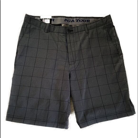 NWT PGA Tour Premium Flex Twill Shorts Sz 38 - Picture 1 of 6